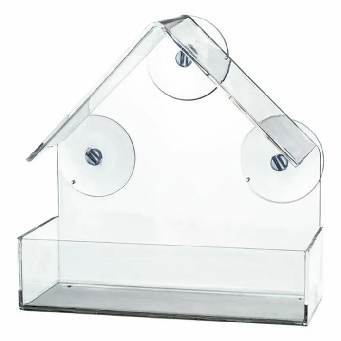 Bird feeder Trixie Transparent 225 ml 15 × 15 × 6 CM - Домашни Животни<<<Дом Градина<<<BigBuy&&&Купички за храна и