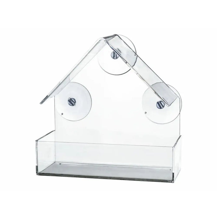 Bird feeder Trixie Transparent 225 ml 15 × 15 × 6 CM - Домашни Животни<<<Дом Градина<<<BigBuy&&&Купички за храна и