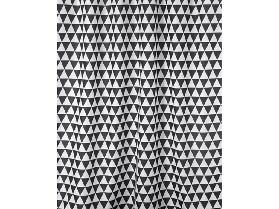 BATHROOM CURTAIN TEXTILE TRIANGLES