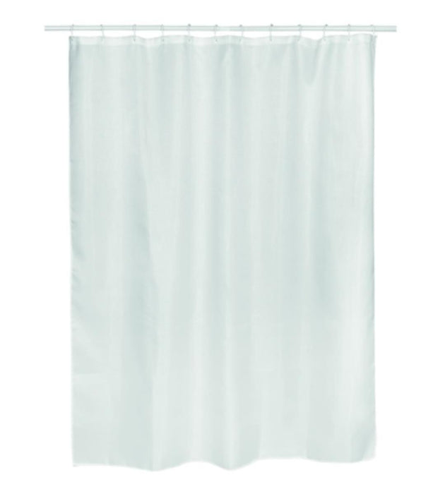 BATHROOM CURTAIN TEXTILE WHITE