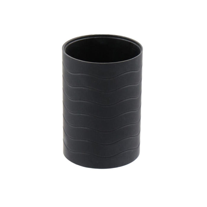 LINES TOOTH BRUSH CUP BLACK