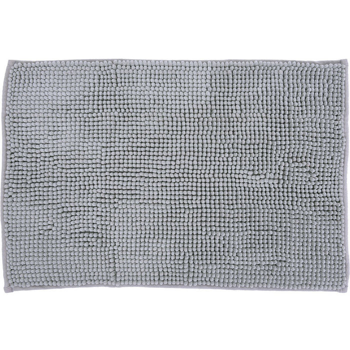 AQUA GRAY BISK BATHROOM RUG