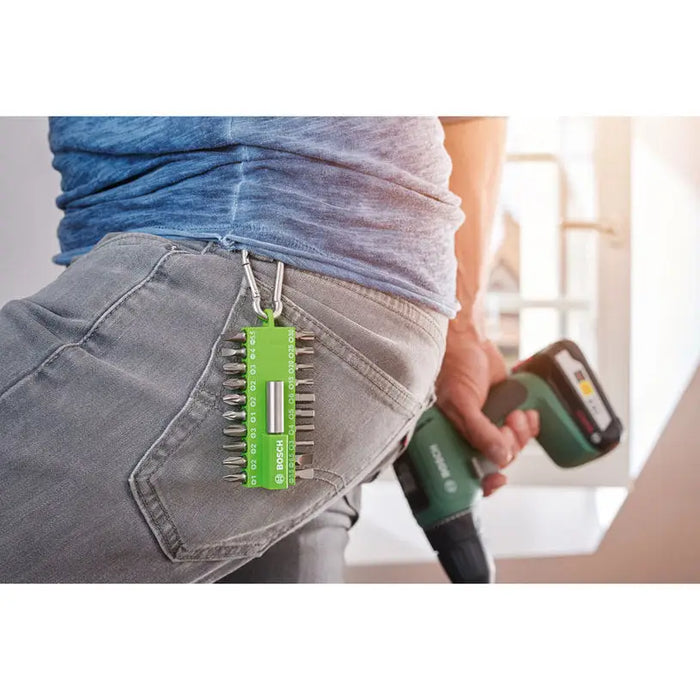 BIT SET 21 PIECES WITH BOSCH CARABINER - Битове и накрайници<<<Консумативи за електроинструменти<<<Инструменти и