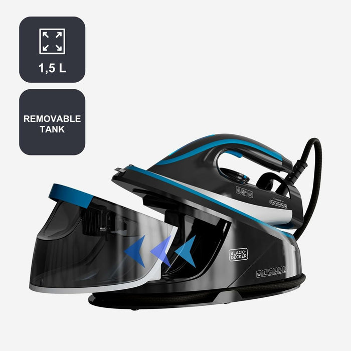 Steam Generating Iron Black & Decker BXSS2401E Plastic 2400 W