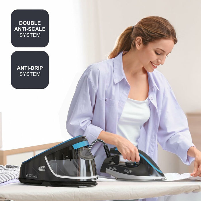 Steam Generating Iron Black & Decker BXSS2401E Plastic 2400 W