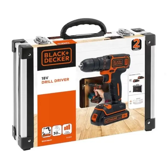 BLACK + DECKER 18V drill/driver BDCDC18BAFC-QW - Drill-screwdriversNAK-WWK<<<Cordless toolsNAK<<<ActionPL