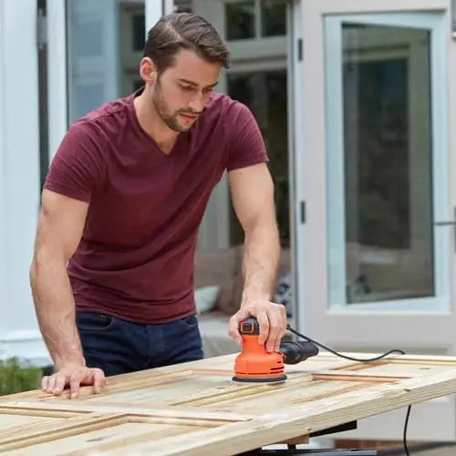 Black & Decker BEW210 Orbital sander 14000 RPM Black Orange - Eccentric grindersNEL-SMI<<<Electric toolsNEL<<<ActionPL