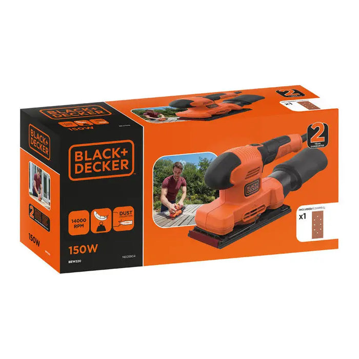 BLACK&DECKER BEW220-QS 150 W VIBROSE SLIDER - Вибрационни шлайфмашини<<<Шлайф машини<<<Инструменти и