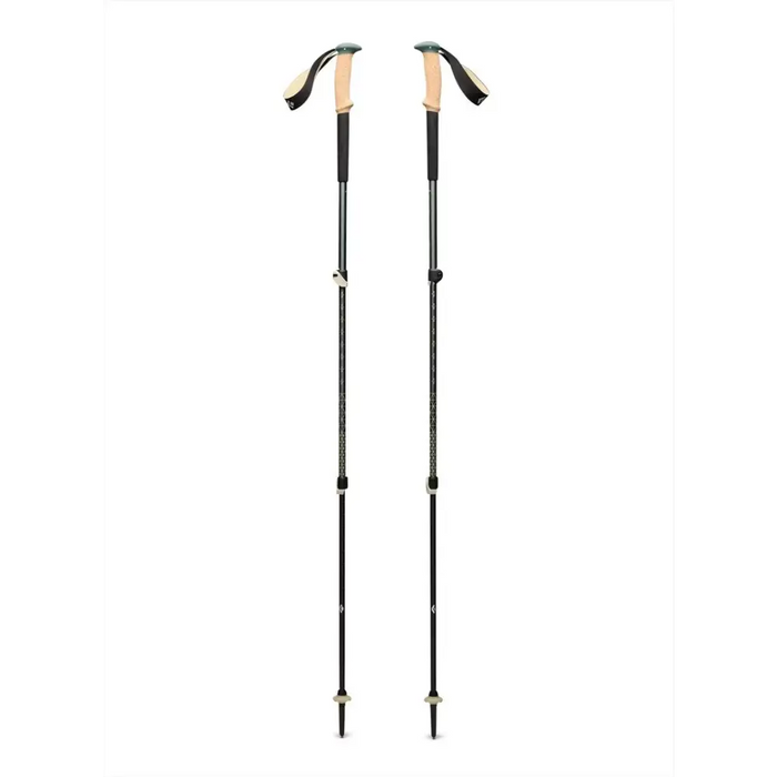 BLACK DIAMOND Trail Cork Trekking Poles laurel green - Poles for Nordic Walking and trekkingSIA-KNT<<<Sport