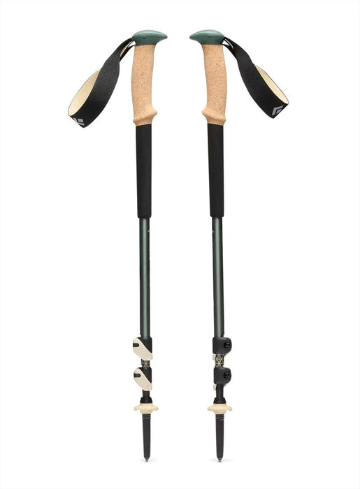 BLACK DIAMOND Trail Cork Trekking Poles laurel green