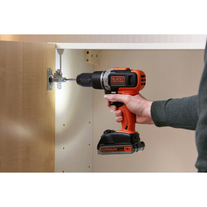 18V BLACK&DECKER CORDLESS DRILL