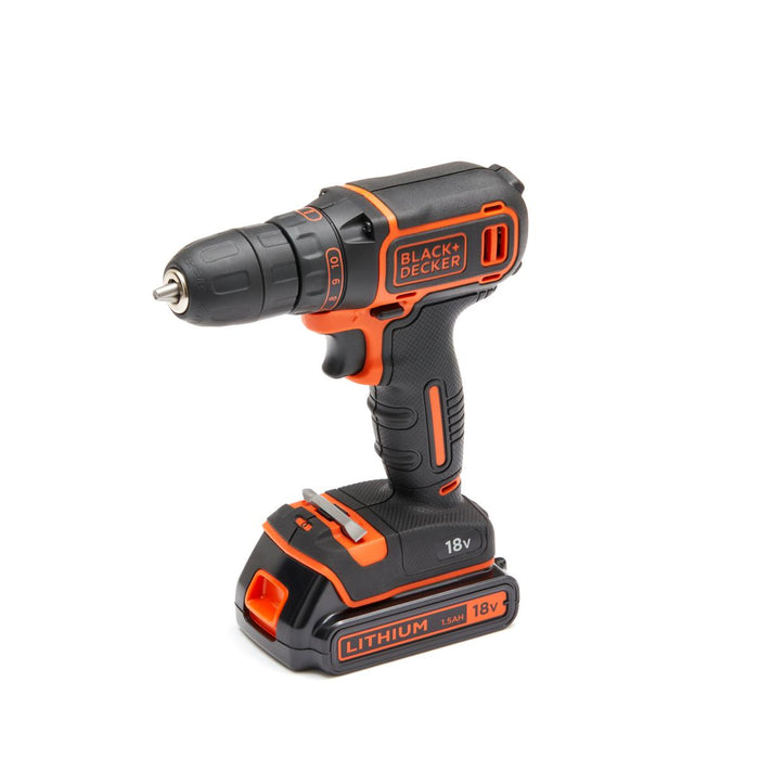 Black & Decker BDCDC18-QW drill 650 RPM Black, Orange
