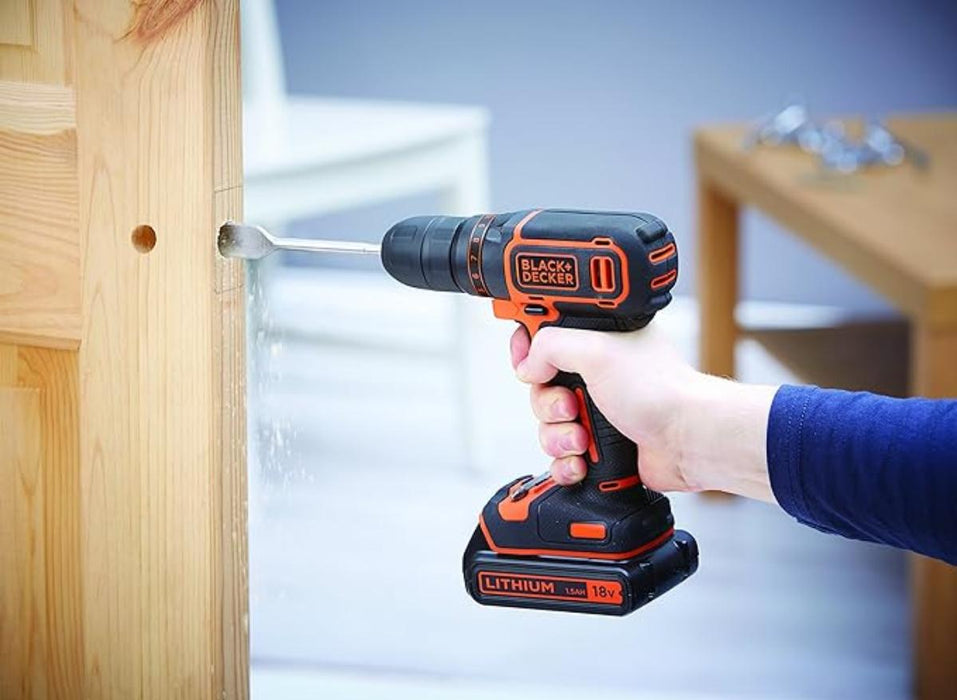 Black & Decker BDCDC18-QW drill 650 RPM Black, Orange