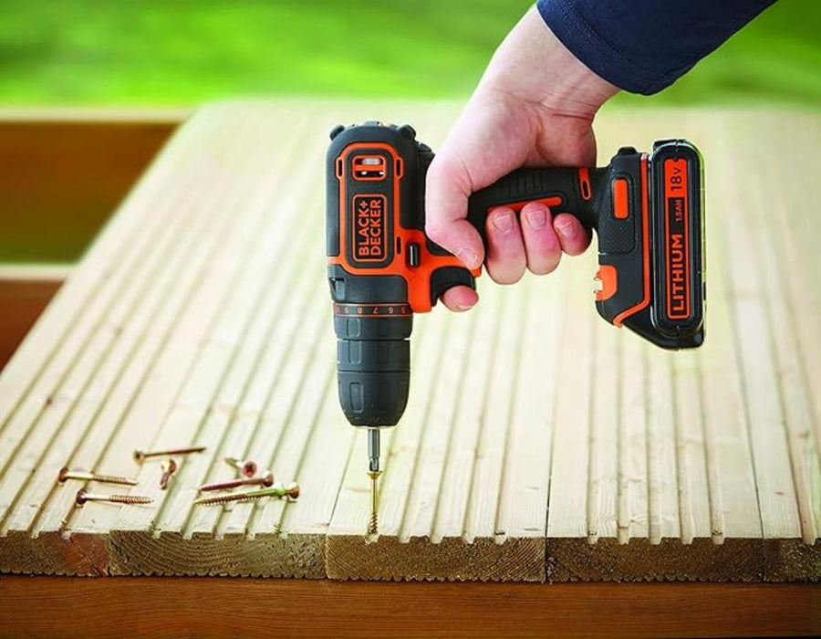 Black & Decker BDCDC18-QW drill 650 RPM Black, Orange