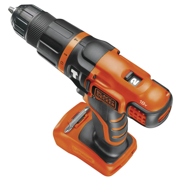 BLACK&DECKER BDCH188N-XJ CORDLESS IMPACT DRILL 18 V, 38.00 nm, WITHOUT BATTERY AND CHARGER