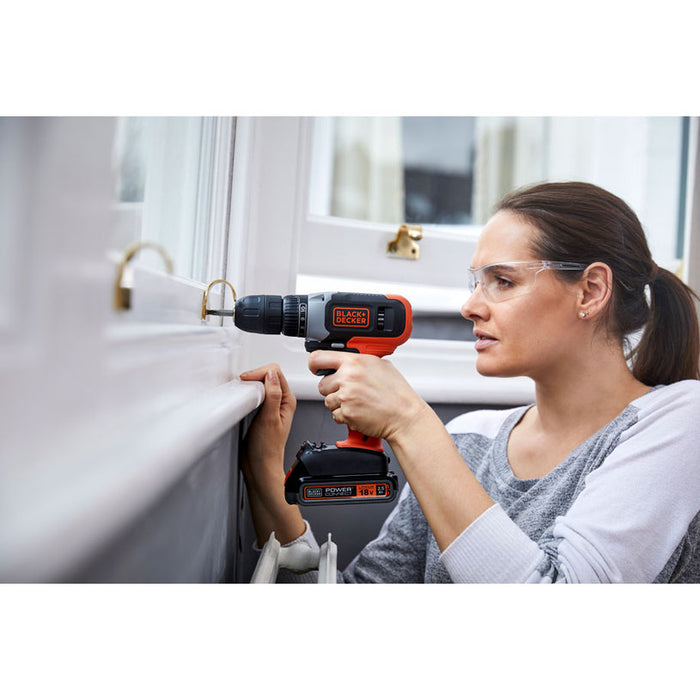 BATTERY DRILL BLACK&DECKER BCD001C1-QW 18 V, 37.00 nm, NUMBER OF BATTERIES 1, 1.50 Ah