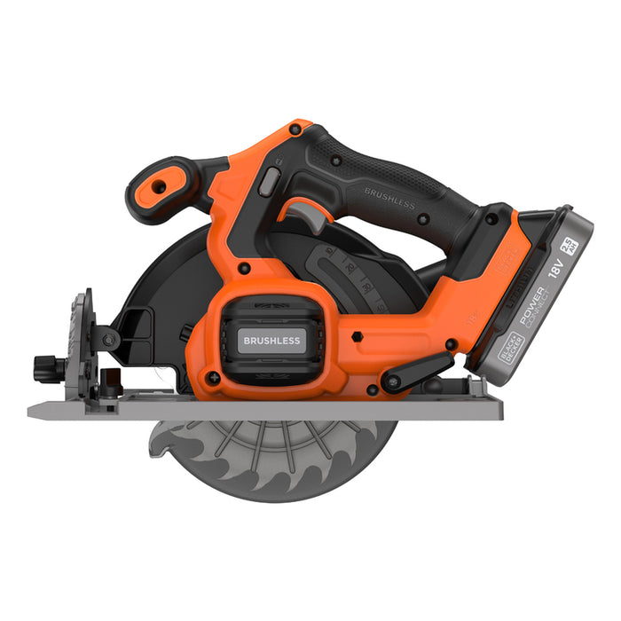 CORDLESS BRUSHLESS HAND CIRCULAR SAW BLACK&DECKER BLCCS78E1-QW