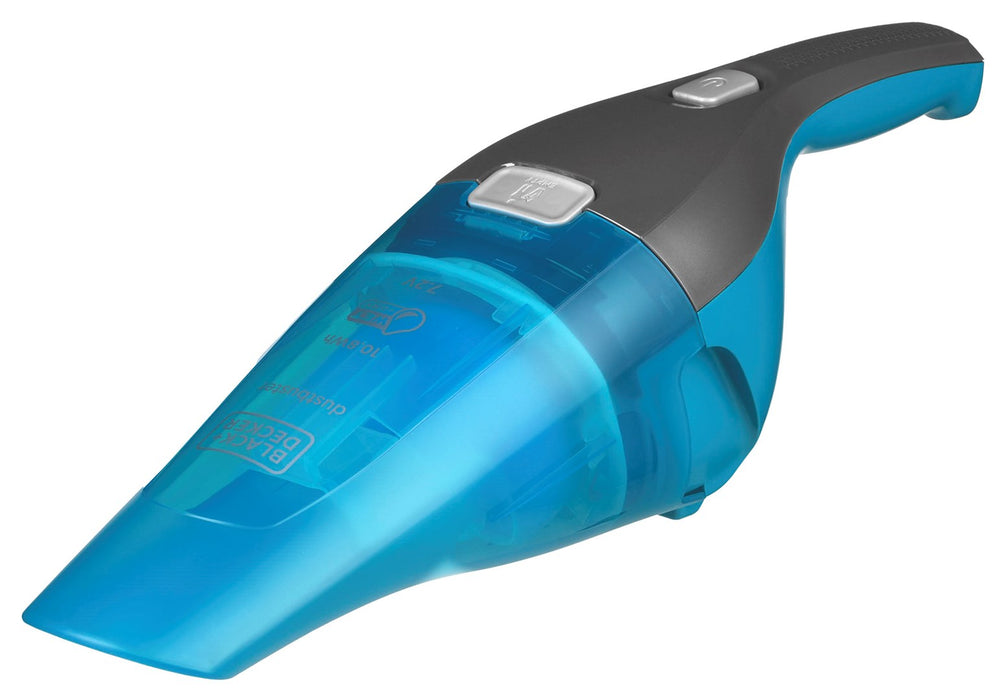 Black & Decker WDC215WA handheld vacuum Blue, Titanium Bagless