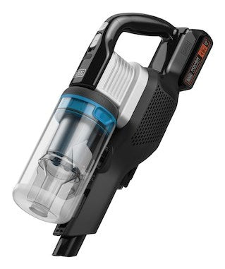 Black & Decker BHFEB520D1-QW stick vacuum/electric broom Battery Dry Cyclonic Bagless Black, Silver, Transparent 2 Ah