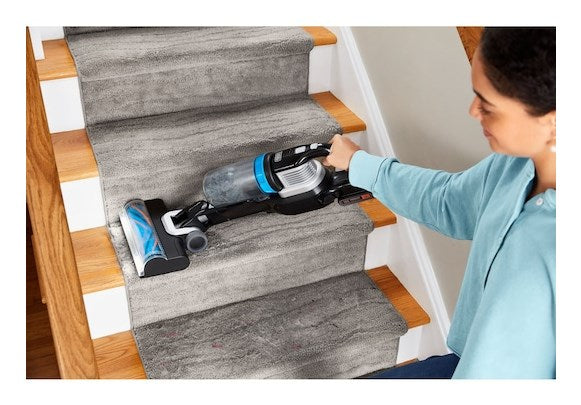 Black & Decker BHFEB520D1-QW stick vacuum/electric broom Battery Dry Cyclonic Bagless Black, Silver, Transparent 2 Ah