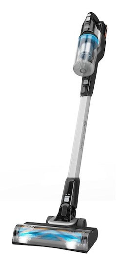 Black & Decker BHFEB520D1-QW stick vacuum/electric broom Battery Dry Cyclonic Bagless Black, Silver, Transparent 2 Ah