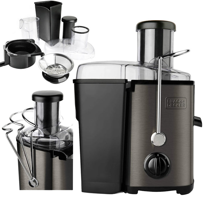 Juicer Black+Decker BXJE600E  (600W; black)