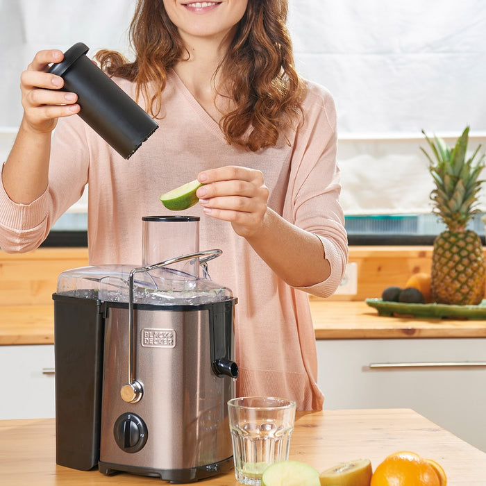 Juicer Black+Decker BXJE600E  (600W; black)