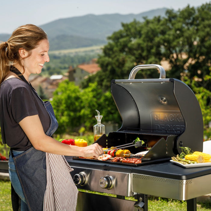 Black+Decker BXOG7200E gas grill, 2 burners x 3.6 kW