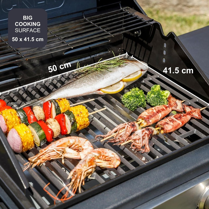 Black+Decker BXOG7200E gas grill, 2 burners x 3.6 kW