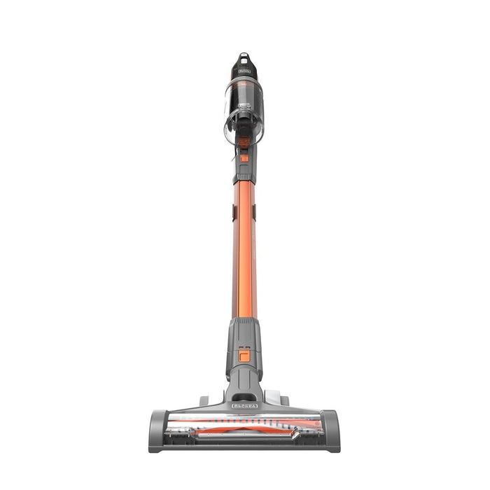 Black & Decker BHFEV182C-QW stick vacuum/electric broom 2-in-1 stick vacuum Battery Dry Bagless Orange, Titanium 2 Ah