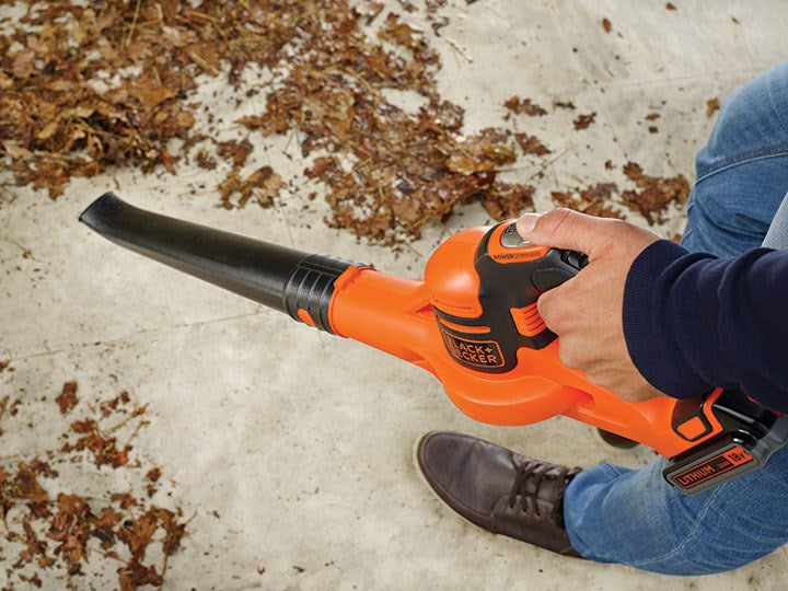 Black & Decker GWC1820PC cordless leaf blower 209 km/h Black, Orange 18 V Lithium
