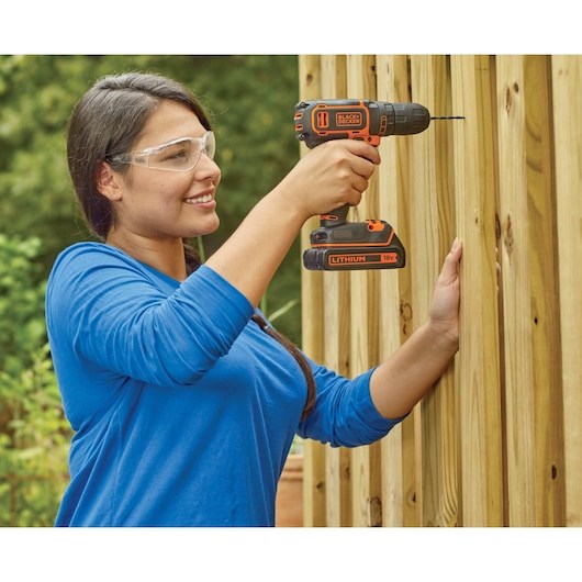 Black & Decker BDCDC18-QW drill 650 RPM Black, Orange