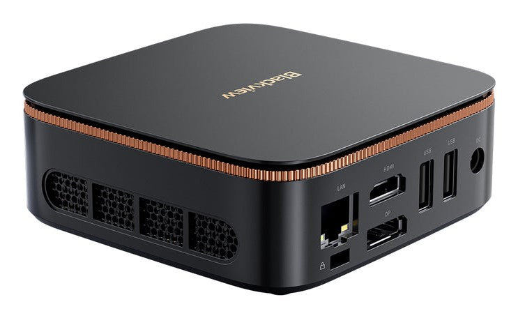 Blackview MP20 Mini PC with Ryzen 3 3300U, 8GB RAM, 256GB SSD, Windows 11 Pro, black