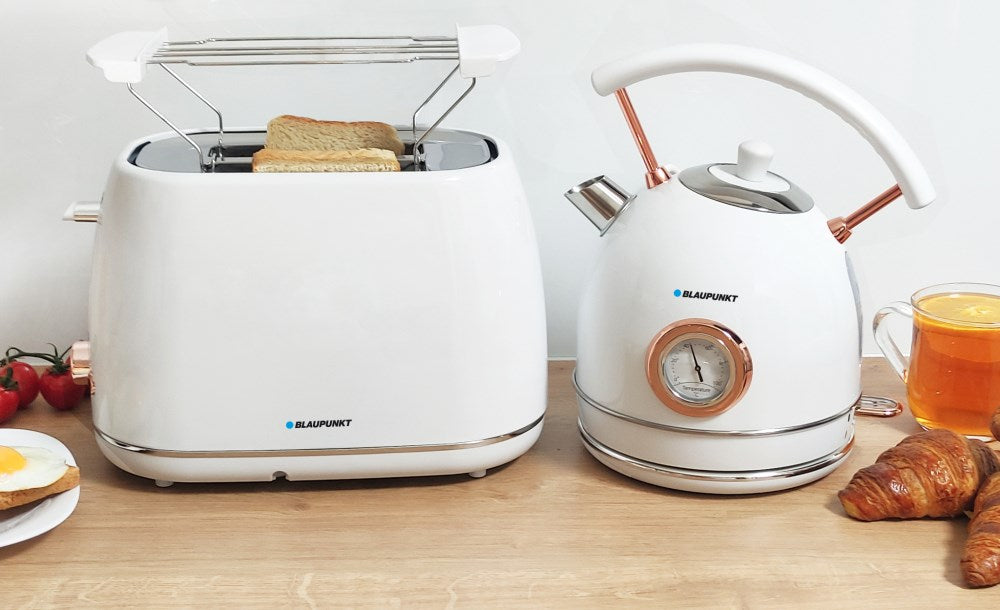 Electric kettle Blaupunkt EKS802WH, 1,8L, 3000 W, White