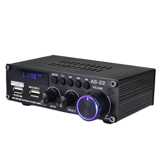 Blitzwolf AS-22 audio amplifier 45W Bluetooth 5.0 USB + remote control (black) - Accessories<<<Audio<<<InnproXML