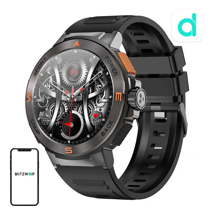 BlitzWolf BW-AT5 smartwatch (black) - Smartwatches<<<Smartwatches<<<InnproXML