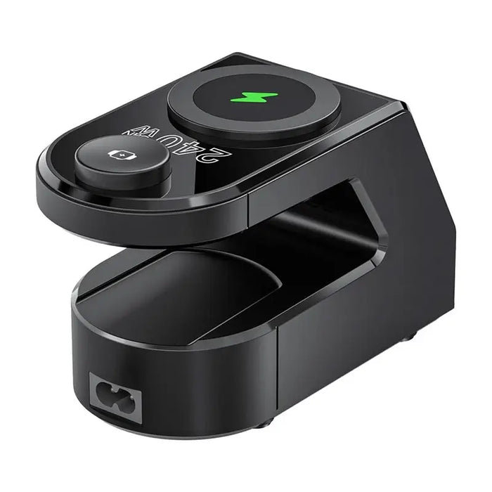 Blitzwolf BW-FW10 alarm clock with charger 2xUSB-A 4xUSB-C 240W - mains chargers<<<Chargers<<<GSM