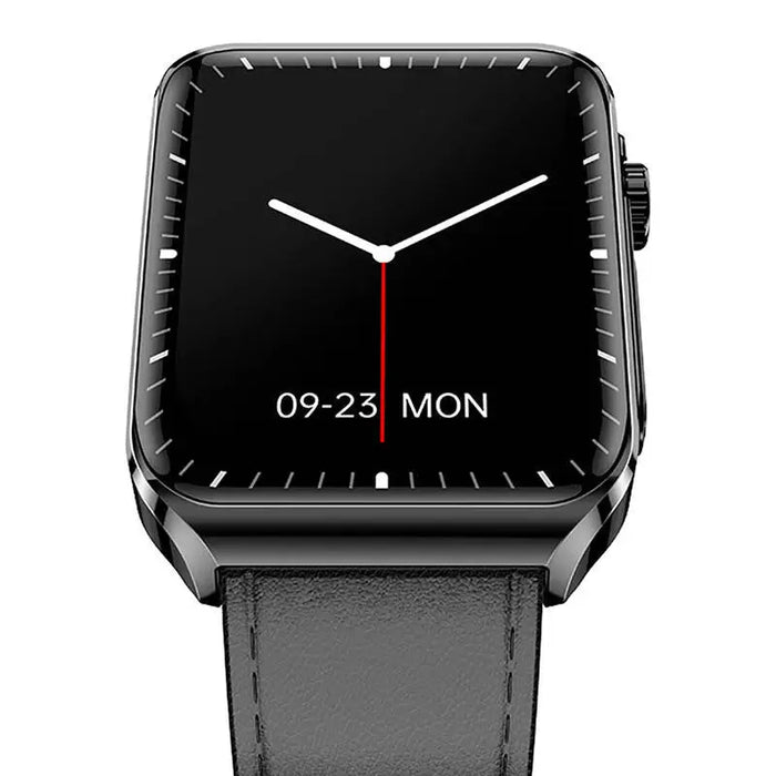 BlitzWolf BW-HL6 smartwatch (black leather) - Smartwatches<<<Smartwatches<<<InnproXML