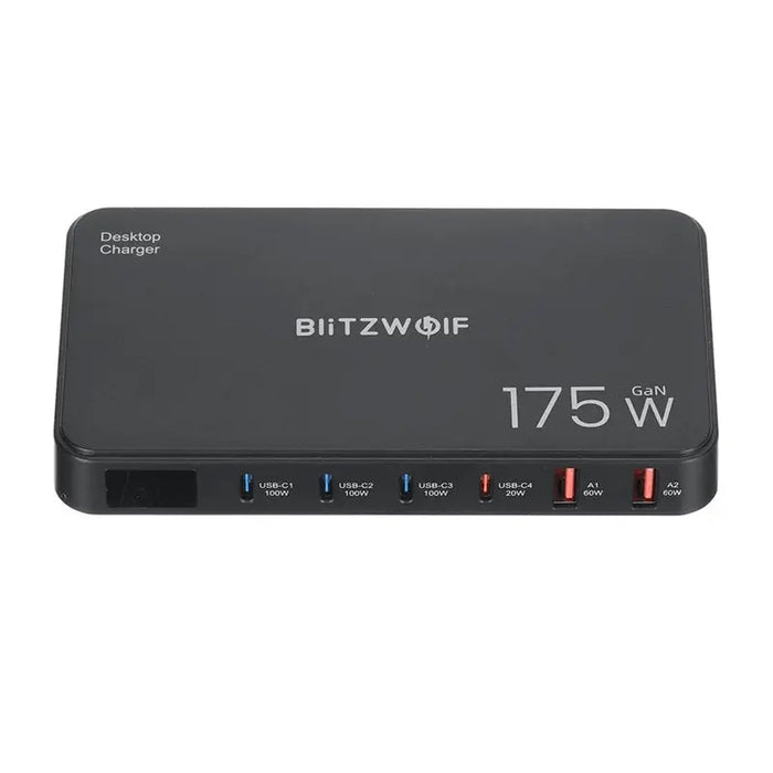 Blitzwolf BW-S30 6-in-1 Charging Station 4xUSB-C + 2xUSB 175W - mains chargers<<<Chargers<<<GSM Accessories<<<InnproXML
