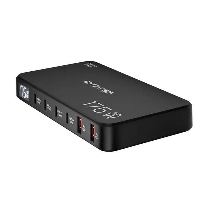 Blitzwolf BW-S30 6-in-1 Charging Station 4xUSB-C + 2xUSB 175W - mains chargers<<<Chargers<<<GSM Accessories<<<InnproXML