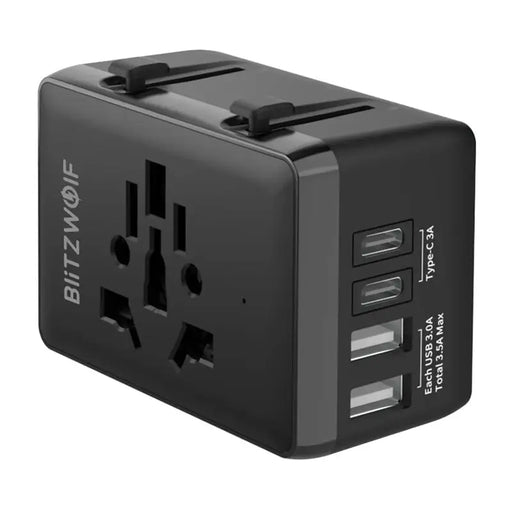 Blitzwolf BW-TA1 4-in-1 Travel Adapter 2xUSB + C + PD 20W - Adapters connectors and converters<<<IT