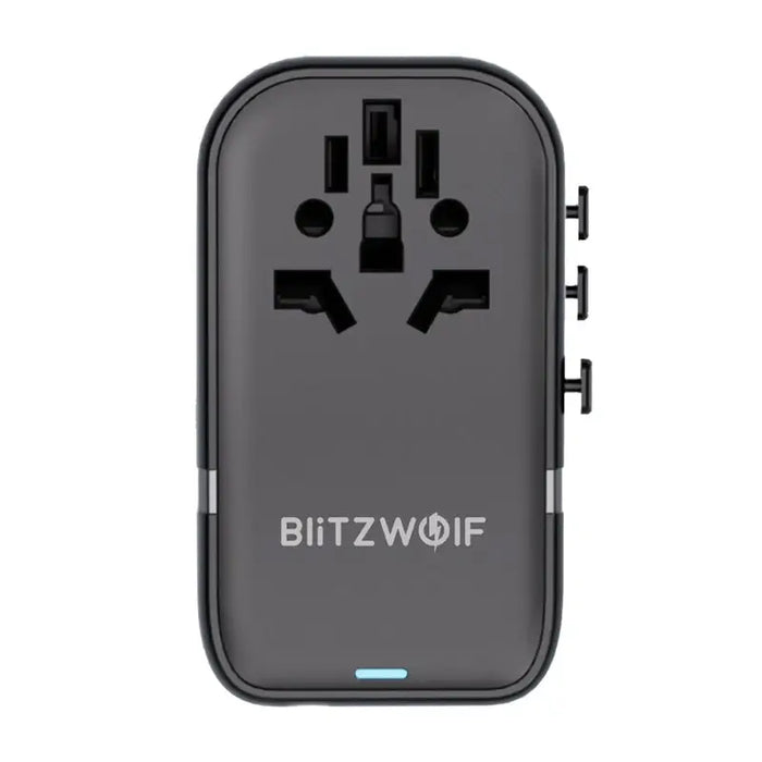 Blitzwolf BW-TA2 5-in-1 Travel Adapter 2xUSB PD + 2xC QC + C GaN 100W - Adapters connectors and converters<<<IT