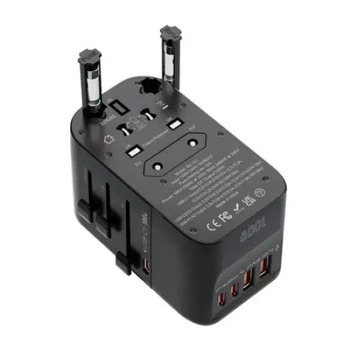 Blitzwolf BW-TA2 5-in-1 Travel Adapter 2xUSB PD + 2xC QC + C GaN 100W - Adapters connectors and converters<<<IT