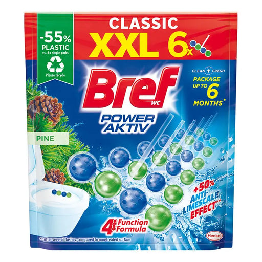 BLOCK FOR TOILET 6X50 G PINE POWER AKTIV BREF CLASSIC - Почистващи препарати<<<Домашни потреби<<<Кухня<<<Praktiker