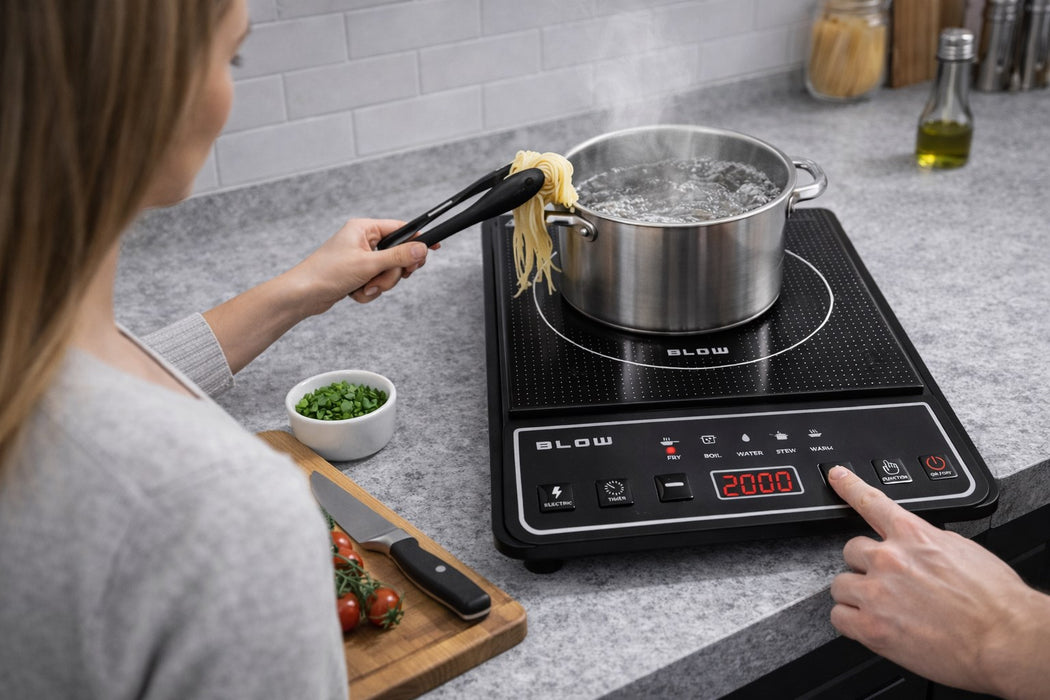 Induction cooker, single-burner, adjustable hob, 2000W, BLOW