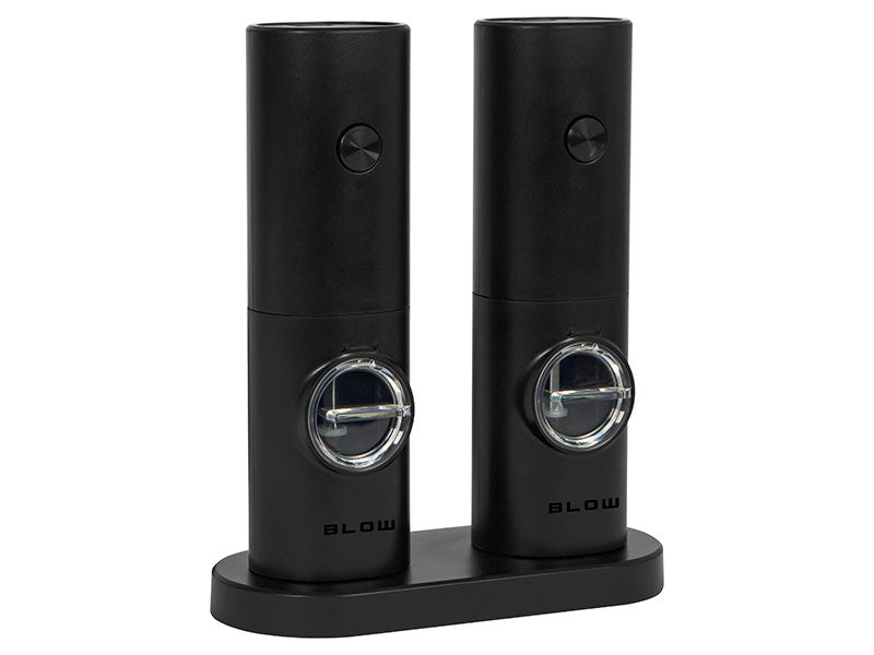 Electric salt and pepper grinder with window BLOW SP-01