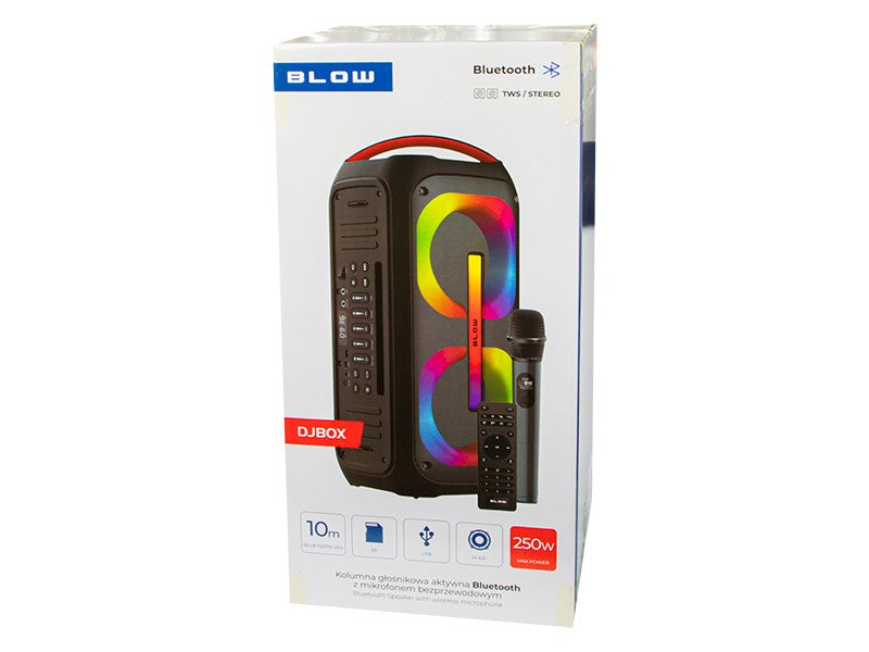 Bluetooth speaker DJBOX  + remote control + microphone