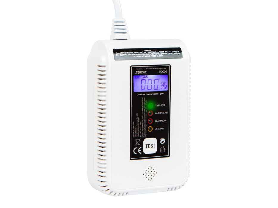 TGC30 WiFi Tuya carbon monoxide and gas detector
