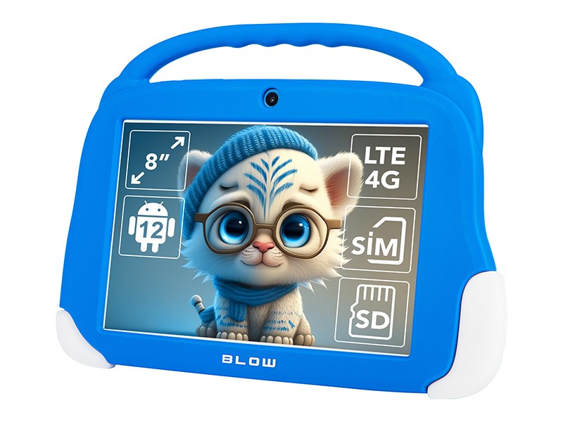 Tablet KidsTAB8 4G BLOW 4/64GB blue + case