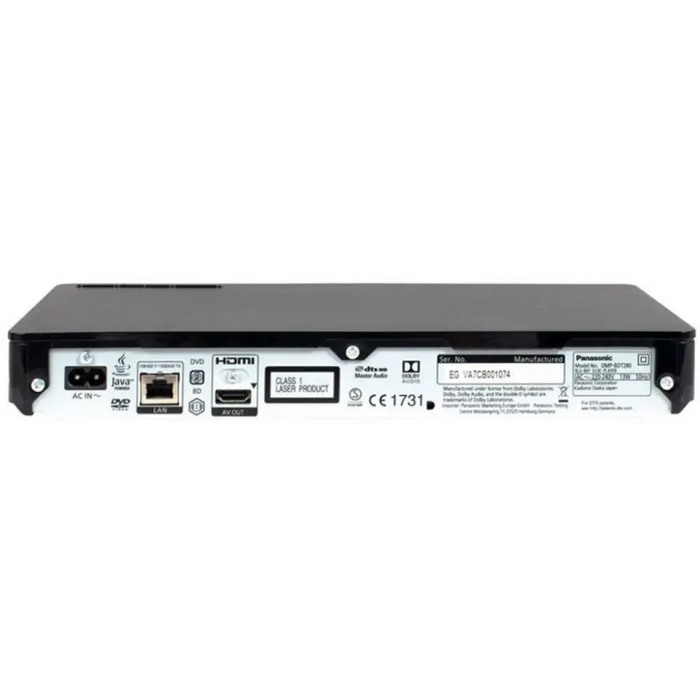 Blu Ray Player Panasonic DMP-BDT280EG - Blu-Ray плеъри<<<Плеъри<<<Телевизори Аудио и видео<<<TechMart